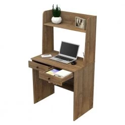 31.5" W Amaretto Computer Desk with 2 Drawers by Inval -EVERGLADE HOME Shop amaretto inval computer desks cc 8701 77 1000