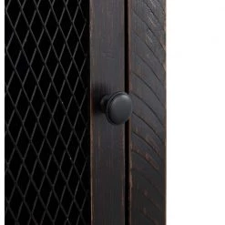 Rustic 16 in. Antique Black and Honey Chairside End Table with Power by Martin Svensson Home -EVERGLADE HOME Shop antique black and honey martin svensson home end side tables 890175 76 1000