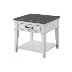 Del Mar Antique White and Grey End Table by Martin Svensson Home 15 Del Mar Antique White and Grey End Table by Martin Svensson Home -EVERGLADE HOME Shop antique white and grey martin svensson home end side tables 810139 c3 1000