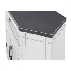 Del Mar 50 in. Corner White and Grey TV Stand by Martin Svensson Home -EVERGLADE HOME Shop antique white and grey martin svensson home tv stands 910139 fa 1000