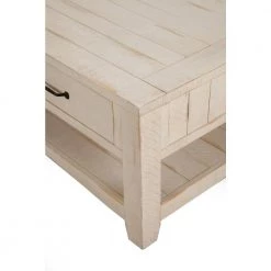 Rustic 50 in. Antique White Large Rectangle Wood Coffee Table with Drawers by Martin Svensson Home 15 Rustic 50 in. Antique White Large Rectangle Wood Coffee Table with Drawers by Martin Svensson Home -EVERGLADE HOME Shop antique white martin svensson home coffee tables 890123 44 1000