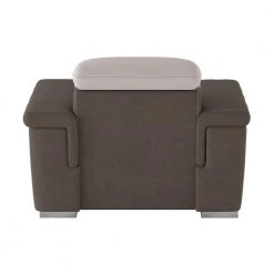 Wystan Beige and Taupe Textured Microfiber Accent Chair with Pull-out Ottoman by EVERGLADE HOME 16 Wystan Beige and Taupe Textured Microfiber Accent Chair with Pull-out Ottoman by EVERGLADE HOME -EVERGLADE HOME Shop beige and taupe everglade home accent chairs lx 9808 1 4f 1000