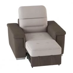 Wystan Beige and Taupe Textured Microfiber Accent Chair with Pull-out Ottoman by EVERGLADE HOME 19 Wystan Beige and Taupe Textured Microfiber Accent Chair with Pull-out Ottoman by EVERGLADE HOME -EVERGLADE HOME Shop beige and taupe everglade home accent chairs lx 9808 1 fa 1000