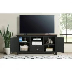 Monterey 60 in. Black and Brown TV Stand with 1-Drawer Fits TV's up to 65 in. by Martin Svensson Home 15 Monterey 60 in. Black and Brown TV Stand with 1-Drawer Fits TV's up to 65 in. by Martin Svensson Home -EVERGLADE HOME Shop black and brown martin svensson home tv stands 909802 1f 1000