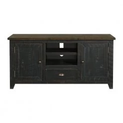 Monterey 60 in. Black and Brown TV Stand with 1-Drawer Fits TV's up to 65 in. by Martin Svensson Home