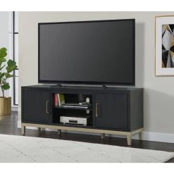 Manhattan 70 in. Black Coffee Ash TV Stand Fits TV's Up to 75 in. with Storage by Martin Svensson Home -EVERGLADE HOME Shop black coffee ash martin svensson home tv stands 910188 31 1000