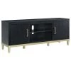 Manhattan 70 in. Black Coffee Ash TV Stand Fits TV's Up to 75 in. with Storage by Martin Svensson Home