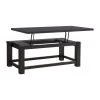 Space Saver 50 in. Black Coffee Rectangular Solid Wood Coffee Table with Lift Top by Martin Svensson Home