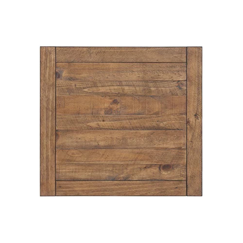 Bolton 24 in. Black Stain and Natural Solid Wood End Table by Martin Svensson Home 4 Bolton 24 in. Black Stain and Natural Solid Wood End Table by Martin Svensson Home - Image 4