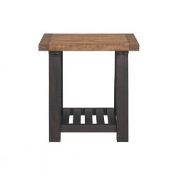 Bolton 24 in. Black Stain and Natural Solid Wood End Table by Martin Svensson Home 13 Bolton 24 in. Black Stain and Natural Solid Wood End Table by Martin Svensson Home -EVERGLADE HOME Shop black stain and natural martin svensson home end side tables 840135 c3 1000