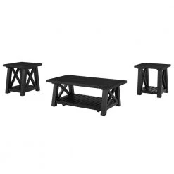 Bolton 50 in. Black Stain Rectangular Solid Wood Coffee Table by Martin Svensson Home 14 Bolton 50 in. Black Stain Rectangular Solid Wood Coffee Table by Martin Svensson Home -EVERGLADE HOME Shop black stain martin svensson home coffee tables 840122 4f 1000