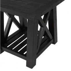 Bolton 24 in. Black Stain Rectangular Solid Wood End Table by Martin Svensson Home -EVERGLADE HOME Shop black stain martin svensson home end side tables 840132 44 1000