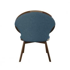 Clair Blue Mid-Century Fabric Upholstery Solid Wood Frame Accent Chair by EVERGLADE HOME 12 Clair Blue Mid-Century Fabric Upholstery Solid Wood Frame Accent Chair by EVERGLADE HOME -EVERGLADE HOME Shop blue everglade home accent chairs lx 1033f3s 4f 1000