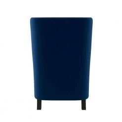 Narcine Blue Velvet Wingback Chair with Lumbar Pillow by EVERGLADE HOME 10 Narcine Blue Velvet Wingback Chair with Lumbar Pillow by EVERGLADE HOME -EVERGLADE HOME Shop blue everglade home accent chairs lx 1036bu 1 4f 1000