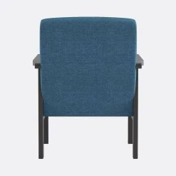 Savion Blue Textured Upholstery Solid Wood Frame Accent Chair by EVERGLADE HOME 10 Savion Blue Textured Upholstery Solid Wood Frame Accent Chair by EVERGLADE HOME -EVERGLADE HOME Shop blue everglade home accent chairs lx 1105bu 1 4f 1000