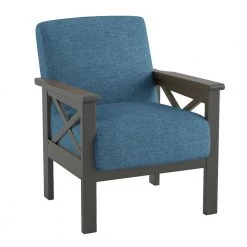 Savion Blue Textured Upholstery Solid Wood Frame Accent Chair by EVERGLADE HOME 9 Savion Blue Textured Upholstery Solid Wood Frame Accent Chair by EVERGLADE HOME -EVERGLADE HOME Shop blue everglade home accent chairs lx 1105bu 1 c3 1000