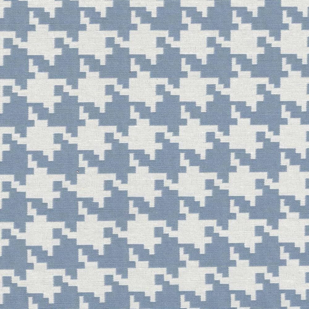 Bonne Blue Houndstooth Print Upholstery Accent Chair by EVERGLADE HOME 6 Bonne Blue Houndstooth Print Upholstery Accent Chair by EVERGLADE HOME - Image 6