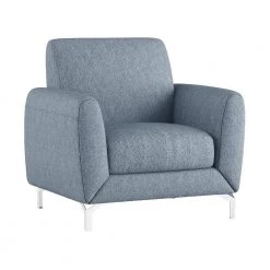 Nico Blue Textured Upholstery Accent Chair by EVERGLADE HOME 11 Nico Blue Textured Upholstery Accent Chair by EVERGLADE HOME -EVERGLADE HOME Shop blue everglade home accent chairs lx 9594bue 1 c3 1000