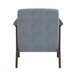 Lonita Blue Gray Velvet Upholstered Solid Wood Walnut Finish Accent Chair by EVERGLADE HOME 10 Lonita Blue Gray Velvet Upholstered Solid Wood Walnut Finish Accent Chair by EVERGLADE HOME -EVERGLADE HOME Shop blue gray everglade home accent chairs lx 1032bgy 1 4f 1000