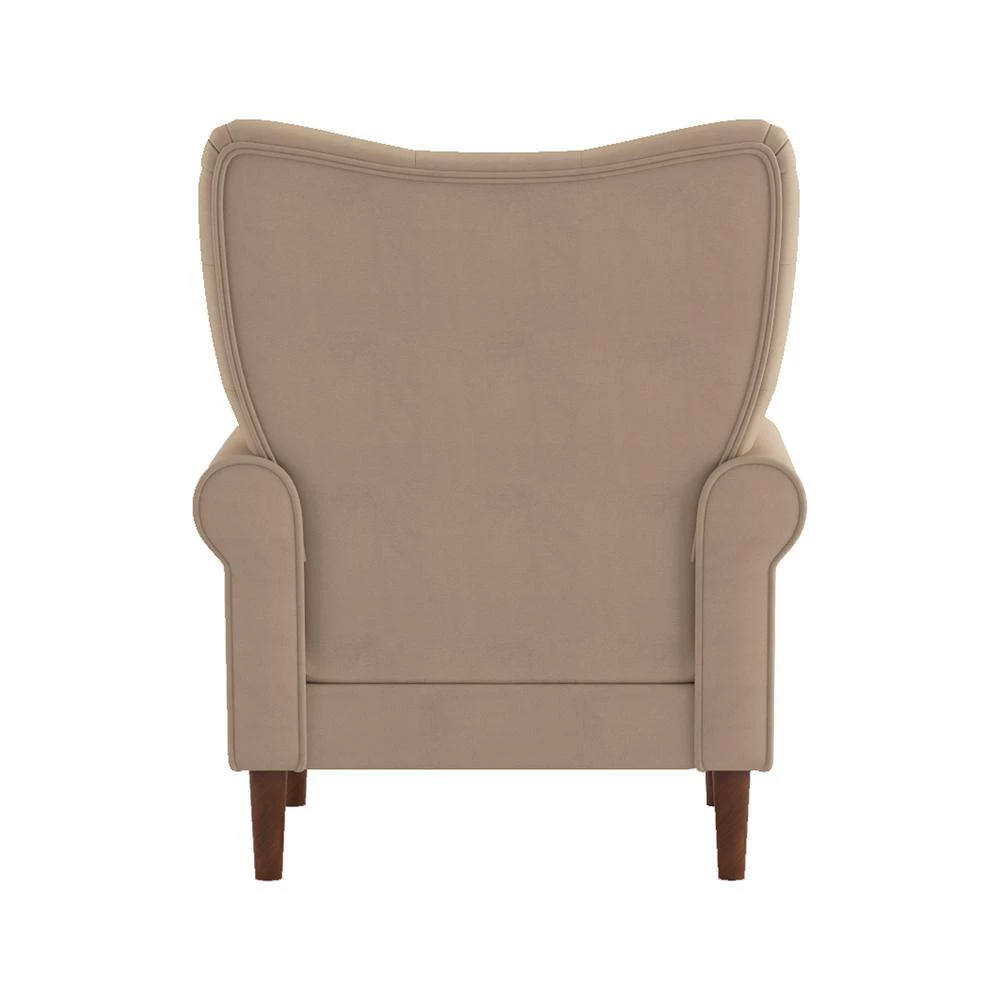 Cecily Brown Velvet Tufted Back Club Accent Chair by EVERGLADE HOME 5 Cecily Brown Velvet Tufted Back Club Accent Chair by EVERGLADE HOME - Image 5