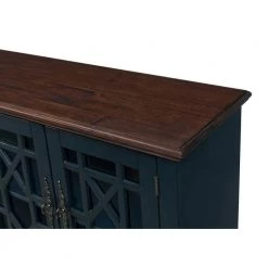 Palisades TV Stand, Catalina Blue with Coffee Top by Martin Svensson Home 16 Palisades TV Stand, Catalina Blue with Coffee Top by Martin Svensson Home -EVERGLADE HOME Shop catalina blue and coffee walnut martin svensson home tv stands 91006 44 1000