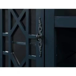 Elegant 63 in. Catalina Blue TV Stand, Fits Up to 65 in. TVs with Storage by Martin Svensson Home -EVERGLADE HOME Shop catalina blue martin svensson home tv stands 910195 44 1000