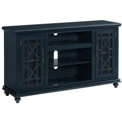 Elegant 63 in. Catalina Blue TV Stand, Fits Up to 65 in. TVs with Storage by Martin Svensson Home