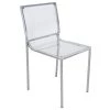 Almeda Clear Modern Acrylic Dining Chair With Metal Legs by Leisuremod