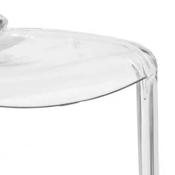 Murray Modern Lightweight & Stackable Dining Chair in Clear by Leisuremod -EVERGLADE HOME Shop clear leisuremod dining chairs mc20cl 44 1000