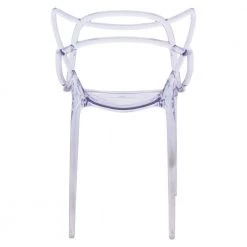 Milan Clear Modern Wire Design Dining Armchair by Leisuremod -EVERGLADE HOME Shop clear leisuremod dining chairs mw17cl 1f 1000