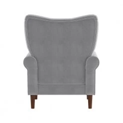 Cecily Dark Gray Velvet Tufted Back Club Accent Chair by EVERGLADE HOME 12 Cecily Dark Gray Velvet Tufted Back Club Accent Chair by EVERGLADE HOME -EVERGLADE HOME Shop dark gray everglade home accent chairs lx 1046dg 1 4f 1000