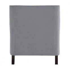 Ceylon Dark Gray Velvet Tufted Back Accent Chair by EVERGLADE HOME -EVERGLADE HOME Shop dark gray everglade home accent chairs lx 1297gy 1nn 4f 1000