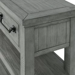 Beach House 55 in. Dove Grey Rectangular Solid Wood Sofa Console Table with Storage by Martin Svensson Home 14 Beach House 55 in. Dove Grey Rectangular Solid Wood Sofa Console Table with Storage by Martin Svensson Home -EVERGLADE HOME Shop dove grey martin svensson home console tables 860249 76 1000