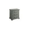 Beach House 2-Drawer Dove Grey Solid Wood Nightstand (29.5 in. H x 28 in. W x 17 in. D) by Martin Svensson Home