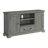 Beach House 65 in. Dove Grey Solid Wood TV Stand Fits up to 70 in. TV with Storage by Martin Svensson Home