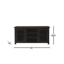 Ventura Espresso Wood TV Stand Fits TVs Up to 65 in. with Adjustable Shelves by Martin Svensson Home 11 Ventura Espresso Wood TV Stand Fits TVs Up to 65 in. with Adjustable Shelves by Martin Svensson Home -EVERGLADE HOME Shop espresso martin svensson home tv stands 909118 40 1000