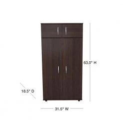 Espresso-Wengue Armoire by Inval -EVERGLADE HOME Shop espresso wengue inval armoires wardrobes am 2823 40 1000