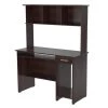 47.24 in. Espresso Wengue Rectangular 1 -Drawer Computer Desk with Keyboard Tray by Inval