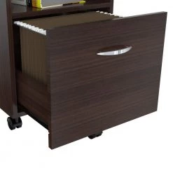 Espresso Wengue Filing cabinet by Inval -EVERGLADE HOME Shop espresso wengue inval file cabinets ar 1ltr 77 1000