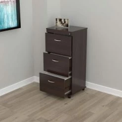 Espresso Wengue Filing Cabinet by Inval -EVERGLADE HOME Shop espresso wengue inval file cabinets ar 3x3r 40 1000
