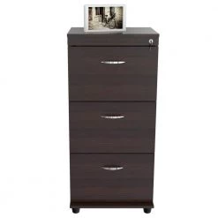 Espresso Wengue Filing Cabinet by Inval