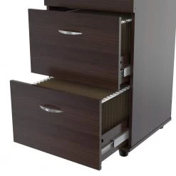 Espresso Wengue Filing Cabinet by Inval -EVERGLADE HOME Shop espresso wengue inval file cabinets ar 4x4r d4 1000
