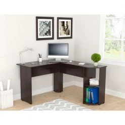47.2 in. Rectangular Espresso Writing Desks with Storage by Inval 11 47.2 in. Rectangular Espresso Writing Desks with Storage by Inval -EVERGLADE HOME Shop espresso wengue inval writing desks et 4115 31 1000