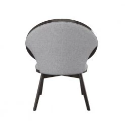 Clair Gray Mid-Century Fabric Upholstery Solid Wood Frame Accent Chair by EVERGLADE HOME -EVERGLADE HOME Shop gray everglade home accent chairs lx 1033f1s 4f 1000