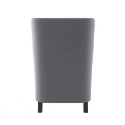 Narcine Gray Velvet Wingback Chair with Lumbar Pillow by EVERGLADE HOME 12 Narcine Gray Velvet Wingback Chair with Lumbar Pillow by EVERGLADE HOME -EVERGLADE HOME Shop gray everglade home accent chairs lx 1036gy 1 4f 1000