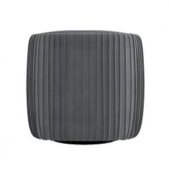 Kaitlyn Gray Pleated Velvet Swivel Chair with Reversible Seat Cushion by EVERGLADE HOME -EVERGLADE HOME Shop gray everglade home accent chairs lx 1038gy 1 4f 1000