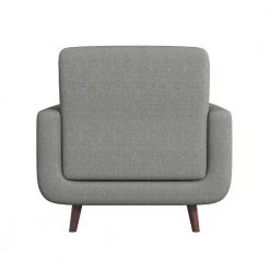 Adelia Gray Textured Upholstery Tufted Back Accent Chair by EVERGLADE HOME 10 Adelia Gray Textured Upholstery Tufted Back Accent Chair by EVERGLADE HOME -EVERGLADE HOME Shop gray everglade home accent chairs lx 9433gy 1 4f 1000