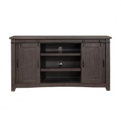Sierra Gray Metal TV Stand Fits TVs Up to 70 in. with Adjustable Shelves by Martin Svensson Home -EVERGLADE HOME Shop gray martin svensson home tv stands 90909 c3 1000