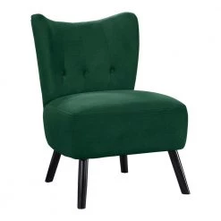 Shapel Green Velvet Upholstery Tufted Back Accent Chair by EVERGLADE HOME -EVERGLADE HOME Shop green everglade home accent chairs lx 1166gr 1 c3 1000