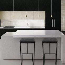 Quincy 29 in. Quilted Stitched Leather Black Metal Bar Stool with Footrest Set of 2 in Grey by Leisuremod 17 Quincy 29 in. Quilted Stitched Leather Black Metal Bar Stool with Footrest Set of 2 in Grey by Leisuremod -EVERGLADE HOME Shop grey leisuremod bar stools qs29gr2 31 1000